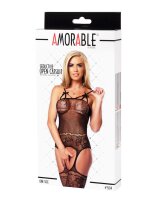 Amorable by Rimba Offener Catsuit Einheitsgröße Schwarz