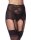 Amorable Garter Belt with G-String and Stockings Black S-M