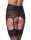 Amorable Garter Belt with G-String and Stockings Black S-M