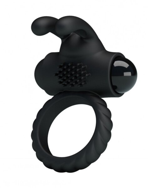 Crazy Bull Eudora vibrating cockring Black Ø 2,5 cm