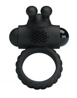 Crazy Bull Eudora vibrating cockring Black Ø 2,5 cm