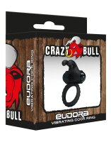 Crazy Bull Eudora vibrating cockring Black Ø 2,5 cm