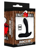 Crazy Bull Backie Vibrating Prostatemassager Black Ø 3.5 cm