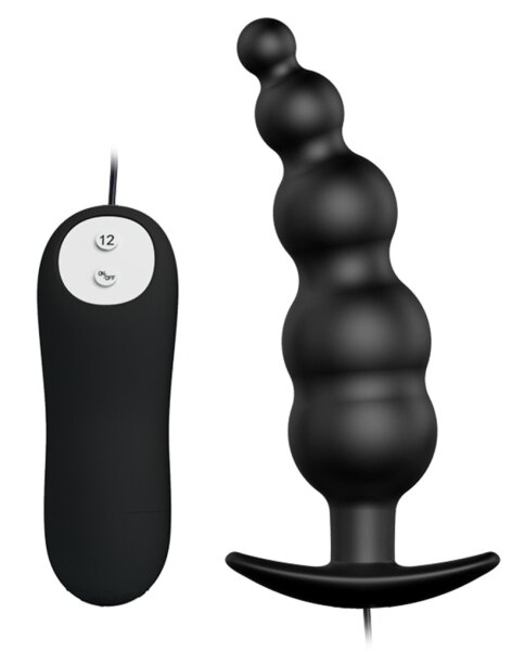 Crazy Bull Patrick vibrating Analplug Analrod Black