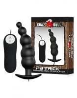 Crazy Bull Patrick vibrating Analplug Analrod Black