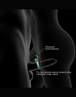 DORCEL glowing cock ring with clitoral stimulation