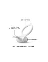 DORCEL glowing cock ring with clitoral stimulation