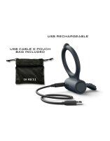 DORCEL Cockring with clitoral stimulation gray