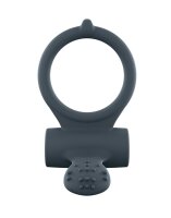 DORCEL Cockring with clitoral stimulation gray