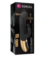 DORCEL G-Stormer Thrusting Rabbit Vibrator Schwarz