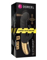 DORCEL G-Stormer Thrusting Rabbit Vibrator Schwarz