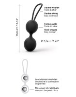 DORCEL Kugeln Dual Balls Schwarz 3,6 cm