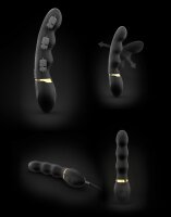 DORCEL Too Much 2.0 - Flexible Tripple Motor Vibrator Black