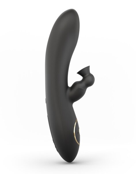 DORCEL Vibrator Divine Rabbit Sucker Black