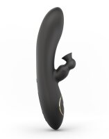 DORCEL Vibrator Divine Rabbit Sucker Black