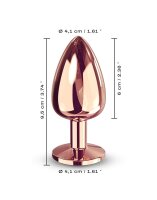 DORCEL Diamant Plug L - Rose 4,1 cm