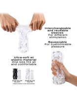 DORCEL Deep Blow Multi Sensation  Masturbator Transparent