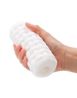 DORCEL Texturierter Masturbator Cup - Eng Weiß