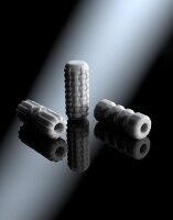 DORCEL Texturierter Masturbator Cup - Eng Weiß