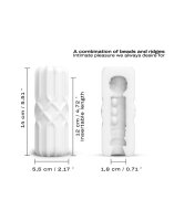 DORCEL Texturierter Masturbator Cup - Regular Weiß