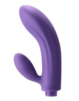 Dorr Fulfilled Vibrator with Interchangeable Attachments Purple