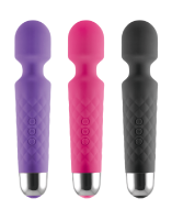 Love Magic IWand Mini Wand Vibrator 20cm Schwarz