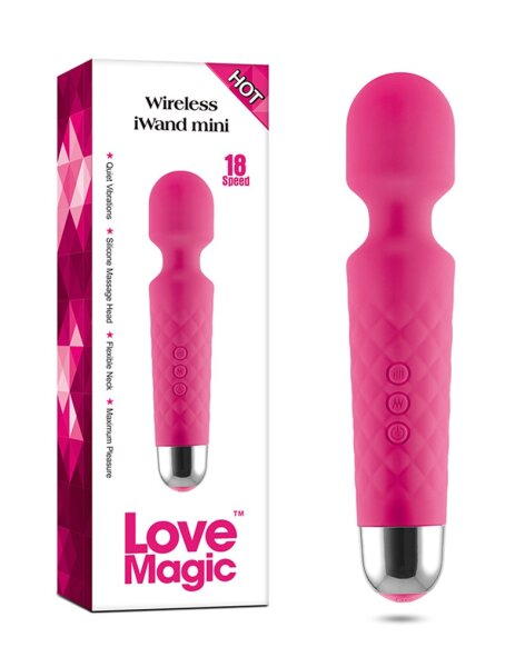 Love Magic Iwand Mini Vibrator 20cm Rot