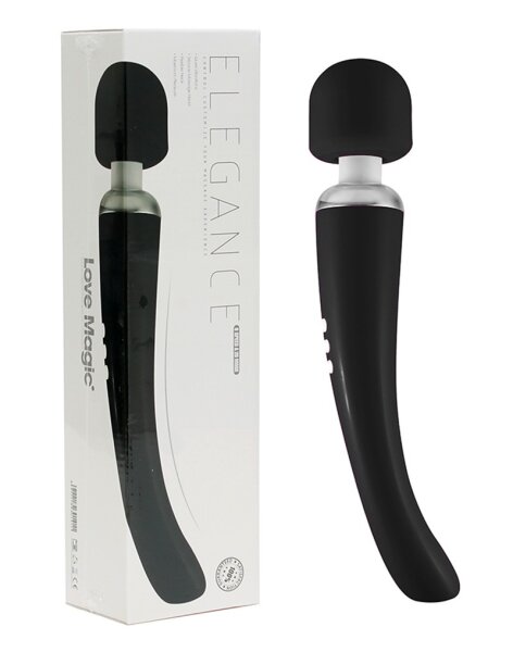 Love Magic Elegance Recharge Vibrator 29,3 cm Black