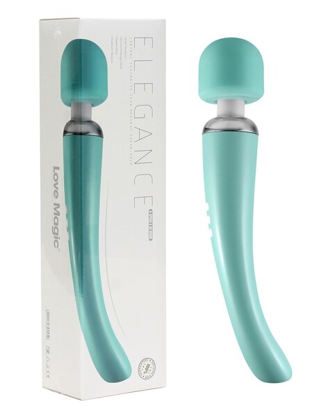 Love Magic Elegance Recharge Vibrator 29,3 cm Grün