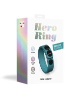 Love to Love Hero Ring Adjustable Cock Ring Blue