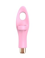 Love to Love Vibrating Tickle Me Finger Vibrator Pink