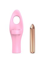 Love to Love Vibrating Tickle Me Finger Vibrator Pink