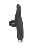 Love to Love Vibrating Tickle Me Finger Vibrator Black