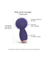 Love to Love Itsy Bitsy Mini Wand Vibrator Indigo