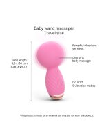 Love to Love Itsy Bitsy Mini Wand Vibrator Pink