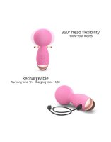 Love to Love Itsy Bitsy Mini Wand Vibrator Pink