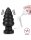LoveToy King Size Vibrating Anal Cracker 7" / 18 cm Black