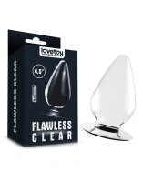 LoveToy Flawless Clear Anale Plug 4.5"/ 12 cm Transparant