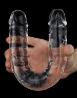 LoveToy Flawless Clear Double Dildo 12" / 30 cm Transparant
