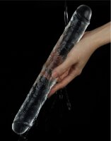 LoveToy Flawless Clear Double Dildo 12" / 30 cm Transparant