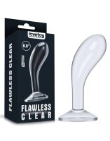 LoveToy Flawless Clear Prostaat Plug 6" / 15 cm Transparant