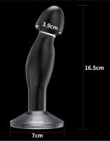 LoveToy Flawless Clear Prostaat Plug 6.5" / 16.5 cm Transparant