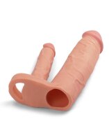LoveToy Pleasure X Tender Double Penis Sleeve + 2" /...