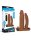LoveToy Pleasure X Tender Vibrating Double Penis Sleeve + 2" /  5 cm Brown