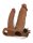LoveToy Pleasure X Tender Vibrating Double Penis Sleeve + 2" /  5 cm Brown