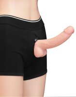 LoveToy Unisex Strap On Shorts Size L Black