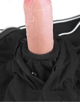 LoveToy Unisex Strap On Shorts Size L Black