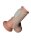 LoveToy Silk Knights Ring Vibrating Penis Sleeve White