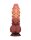 LoveToy - Extreme Dildo with Rope Pattern 24 cm - Brown & Nude