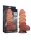 LoveToy - Extreme Dildo with Rope Pattern 24 cm - Brown & Nude